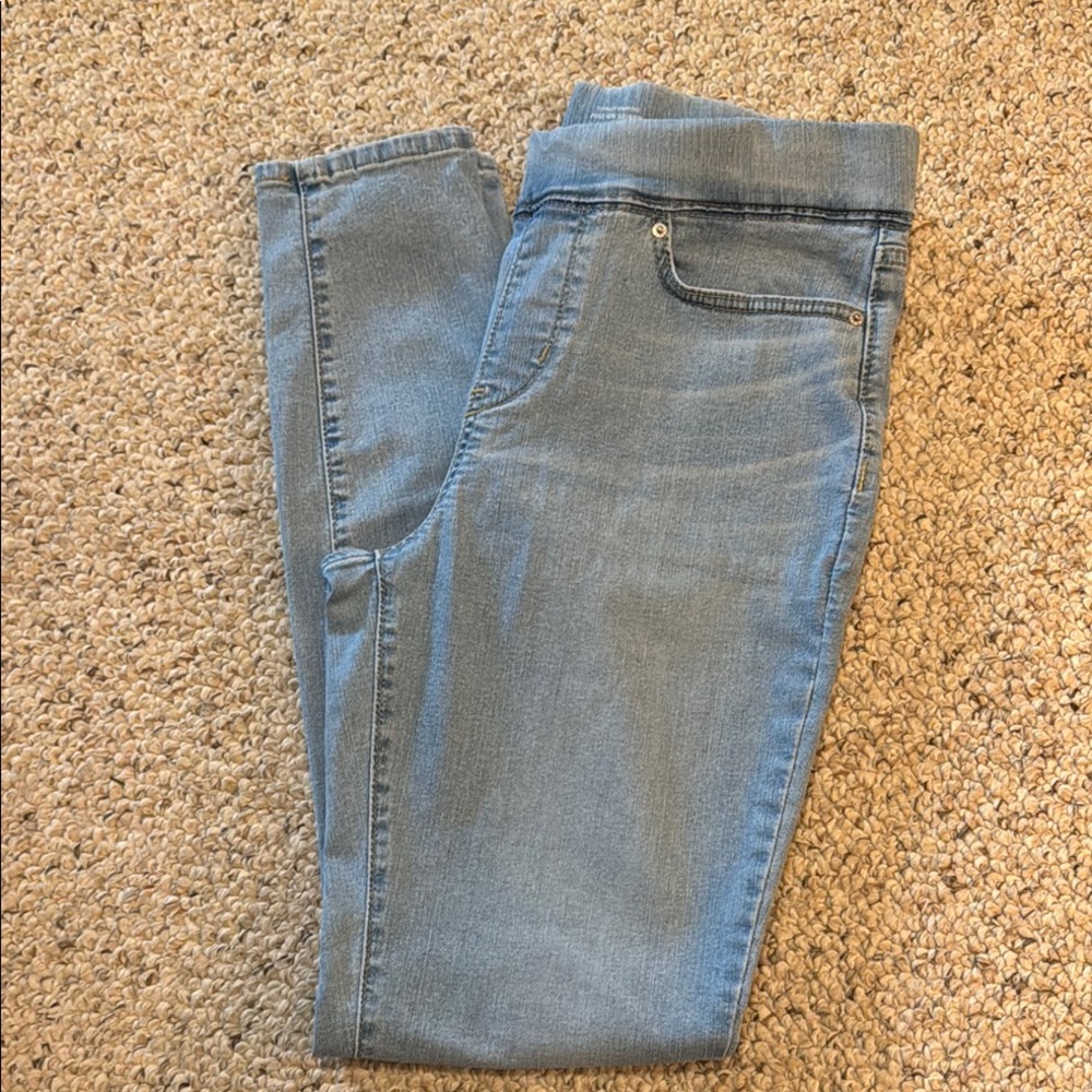 Pull on Signature by Levi Strauss Blue Jeggings with Soft Denim 10 long